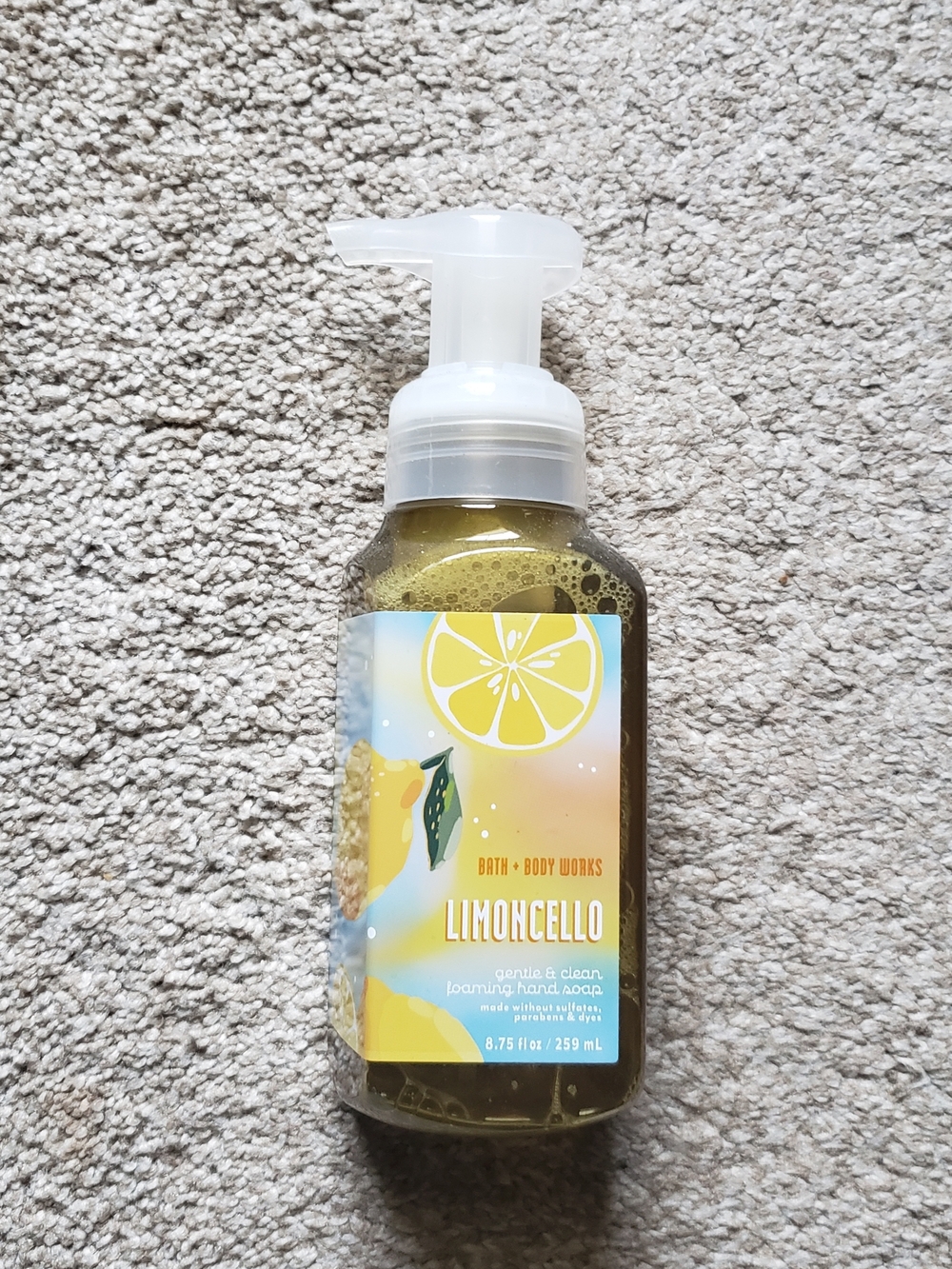 Bath & Body Works Limoncello Foaming Hand Soap - Yellow